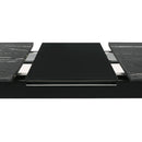  Coaster Furniture Crestmont 121251 78-inch Extension Dining Table - Black Faux Marble IMAGE 7