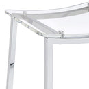 Coaster Furniture Jovani 182359 Acrylic Backless Bar Stool - Chrome (Set of 2) IMAGE 8
