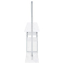 Coaster Furniture Risley 182798 2-Door Circular LED Home Bar with Wine Storage - White High Gloss IMAGE 14