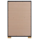 Coaster Furniture Marceline 222835 5-Drawer Bedroom Chest - Black IMAGE 7