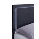  Coaster Furniture Marceline 222831KE Wood Eastern King LED Panel Bed - Black IMAGE 6