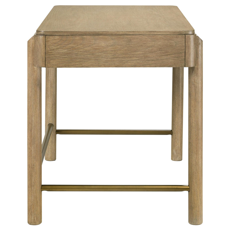  Coaster Furniture Arini 224307 2-Drawer Vanity Desk Makeup Table - Sand Wash IMAGE 4