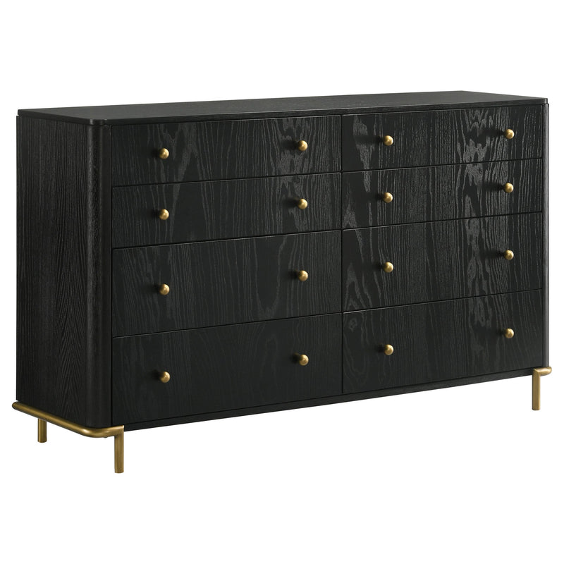Coaster Furniture Arini 224333 8-Drawer Dresser - Black IMAGE 1