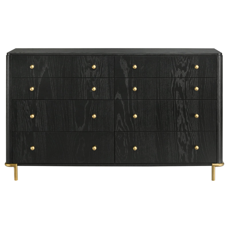 Coaster Furniture Arini 224333 8-Drawer Dresser - Black IMAGE 3