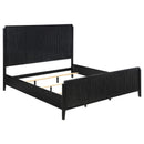 Coaster Furniture Brookmead 224711Q Wood Queen Panel Bed - Black IMAGE 1