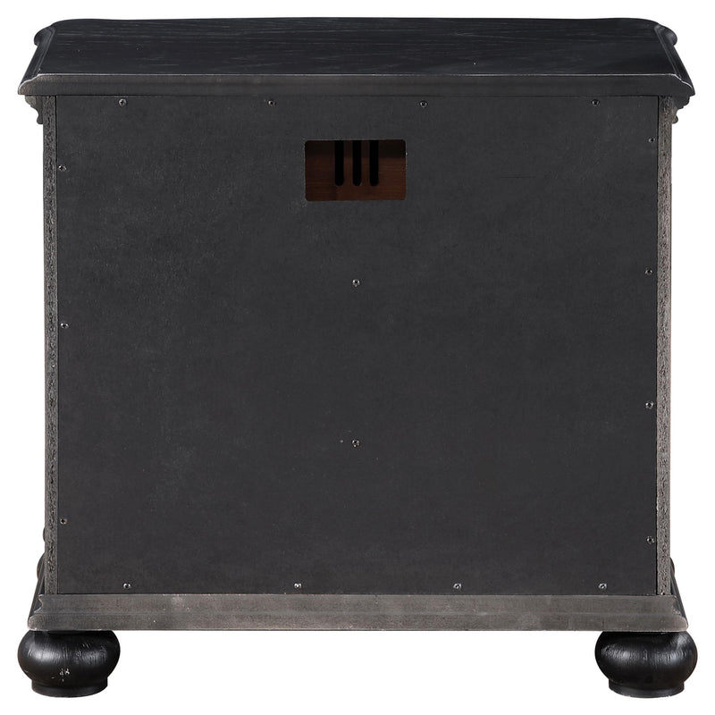 Coaster Furniture Celina 224762 3-Drawer Nightstand - Black IMAGE 6