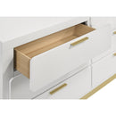 Coaster Furniture Caraway 224773 6-Drawer Bedroom Dresser - White IMAGE 11
