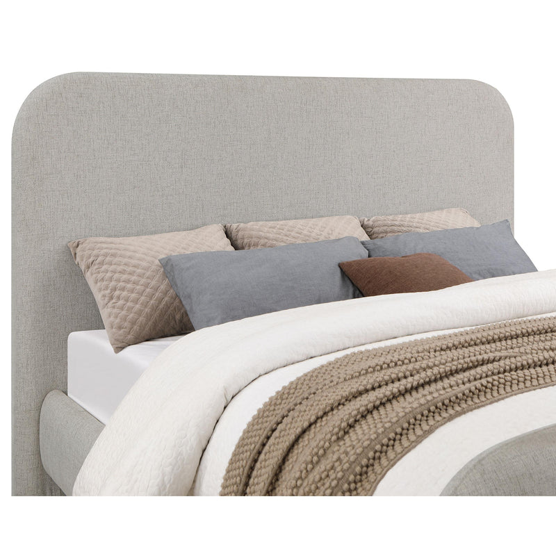  Coaster Furniture Wren 302052KE Upholstered Eastern King Panel Bed - Grey IMAGE 6
