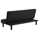  Coaster Furniture Stanford 360238 Upholstered Tufted Convertible Sofa Bed - Black IMAGE 8