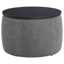 Coaster Furniture Tesoro Fabric Storage Ottoman 910147 IMAGE 1