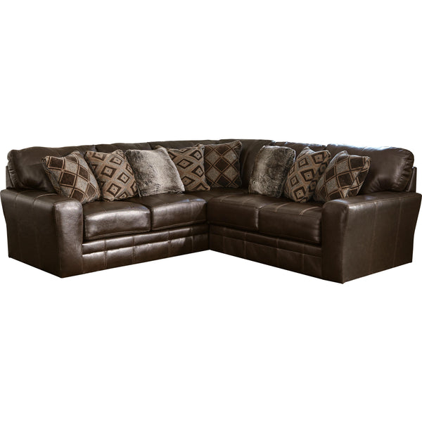 Jackson Furniture Denali 4378 3 pc Sectional - Chocolate IMAGE 1