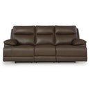 Signature Design by Ashley VonRyan Power Reclining Leather Match Sofa U1040015 IMAGE 2