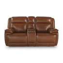 Signature Design by Ashley Healy Pier U1120418 Power Reclining Loveseat with Console and Adjustable Headrest IMAGE 3
