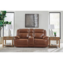 Signature Design by Ashley Healy Pier U1120418 Power Reclining Loveseat with Console and Adjustable Headrest IMAGE 5