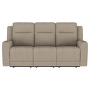 Coaster Furniture Brentwood Reclining Fabric Sofa 610281 IMAGE 2