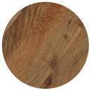  Coaster Furniture Aureo 931155 Round Solid Wood Accent Side Table - Wild Honey IMAGE 4