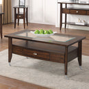  Furniture of America Riverdale CM4905WN-C Coffee Table IMAGE 1