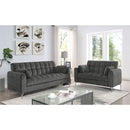  Furniture of America Lupin Stationary Loveseat CM6259DG-LV IMAGE 2