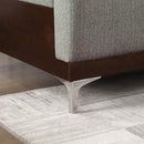  Furniture of America Vallarta Stationary Fabric Chair CM6458GY-CH IMAGE 4