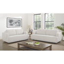  Furniture of America Jorpeland Stationary Fabric Loveseat CM6459BG-LV IMAGE 2