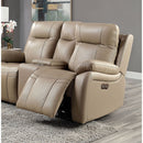  Furniture of America Gaspe Power Reclining Loveseat CM6739LB-LV-PM IMAGE 3