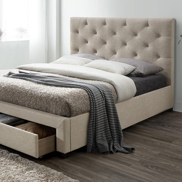 Furniture of America Sybella CM7218BG-Q Queen Bed IMAGE 1