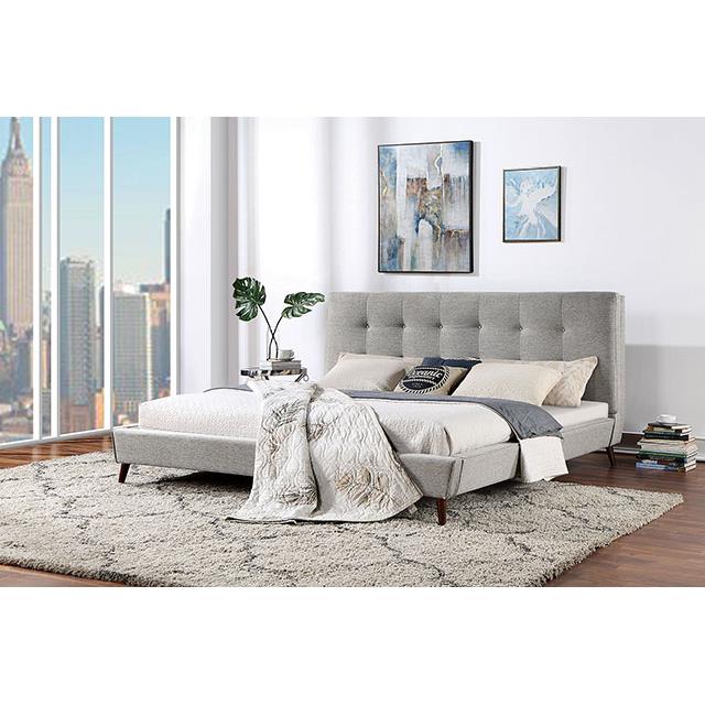 Furniture of America Leomin CM7241GY-Q Queen Bed IMAGE 2