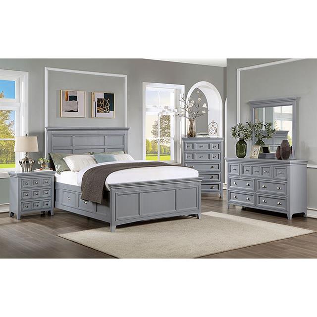 Furniture of America Castlile CM7413GY-Q Queen Bed IMAGE 2