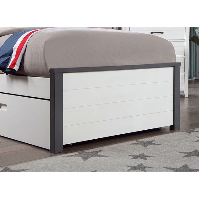 Furniture of America Priam CM7467WH-T Twin Bed IMAGE 3