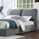  Furniture of America Pillsbury King Upholstered Platform Bed CM7474GY-EK-BED IMAGE 1