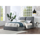  Furniture of America Pillsbury King Upholstered Platform Bed CM7474GY-EK-BED IMAGE 2