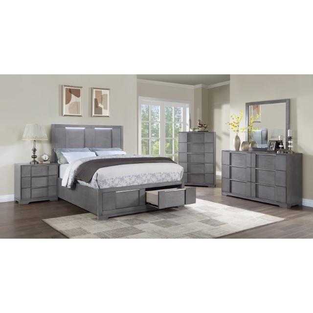 Furniture of America Regulus CM7475GY-EK King Bed IMAGE 3