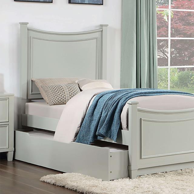 Furniture of America Lycorida CM7477GY-F Full Bed IMAGE 1