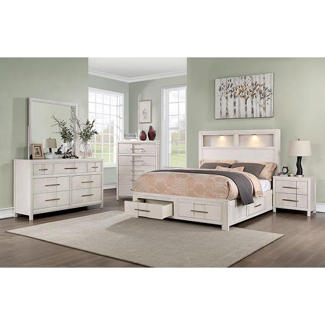 Furniture of America Berenice Nightstand CM7580WH-N IMAGE 2