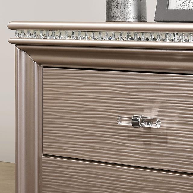 Furniture of America Allie Nightstand CM7901RG-N IMAGE 3