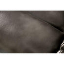 Furniture of America Josias Reclining Leatherette Loveseat with Console CM9908DG-LV-PK IMAGE 3