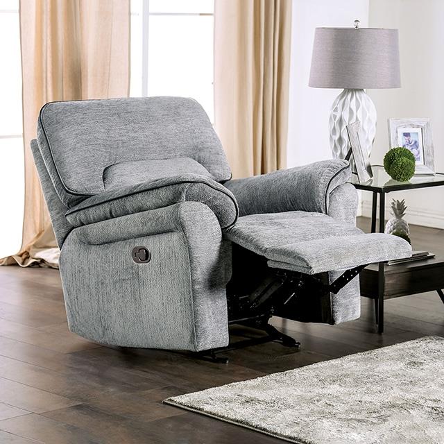 Furniture of America Josias Stationary Fabric Chair CM9908DV-CH IMAGE 1