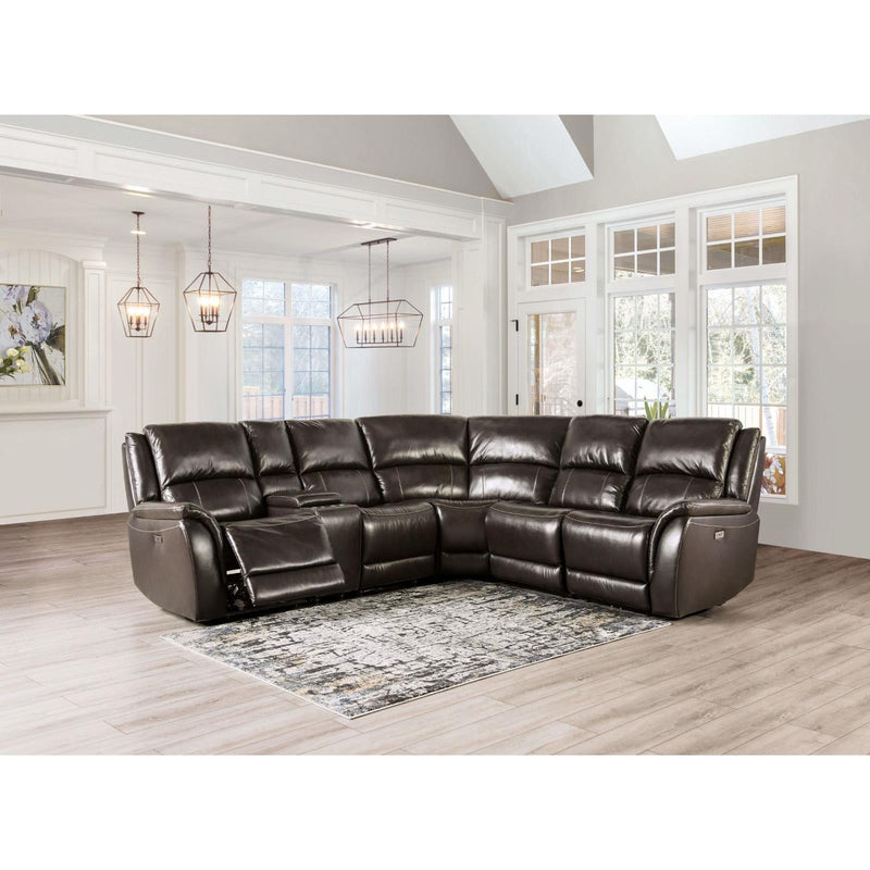 Furniture of America Gorgius Power Reclining Sectional CM9910ES-SECT-PM IMAGE 2