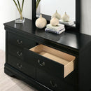 Furniture of America Louis Philippe Dresser FM7866BK-D IMAGE 3