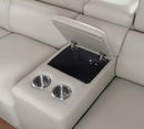  Furniture of America Brekstad Stationary Leatherette Loveseat FOA6476LG-LV-PK IMAGE 3