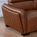  Furniture of America Holmestrand Leatherette Sectional FOA6484BR-SECT IMAGE 3