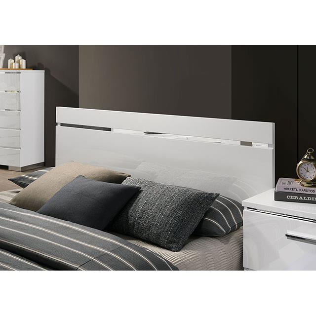 Furniture of America Erlach FOA7189WH-CK California King Bed IMAGE 3