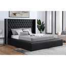  Furniture of America Eudora Queen Platform Bed FOA7223BK-Q-BED IMAGE 2