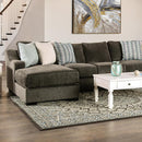  Furniture of America Farringdon Fabric Sectional SM1123-SECT IMAGE 1