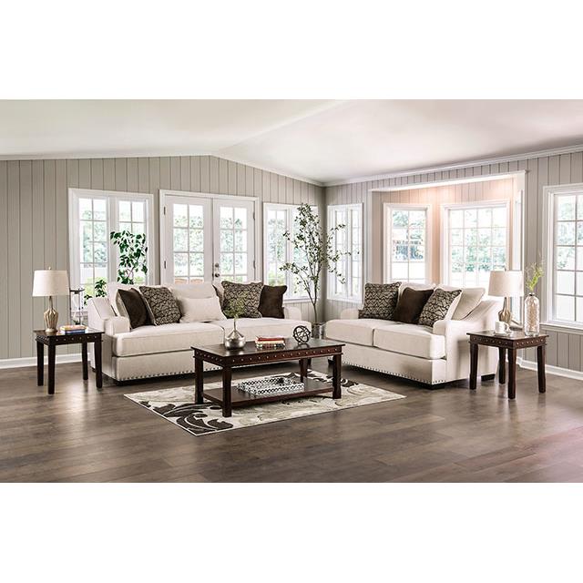 Furniture of America Sonora Fabric Loveseat SM1217-LV IMAGE 2