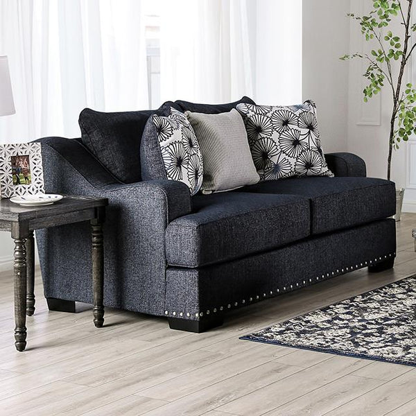 Furniture of America Sonora Fabric Loveseat SM1218-LV IMAGE 1