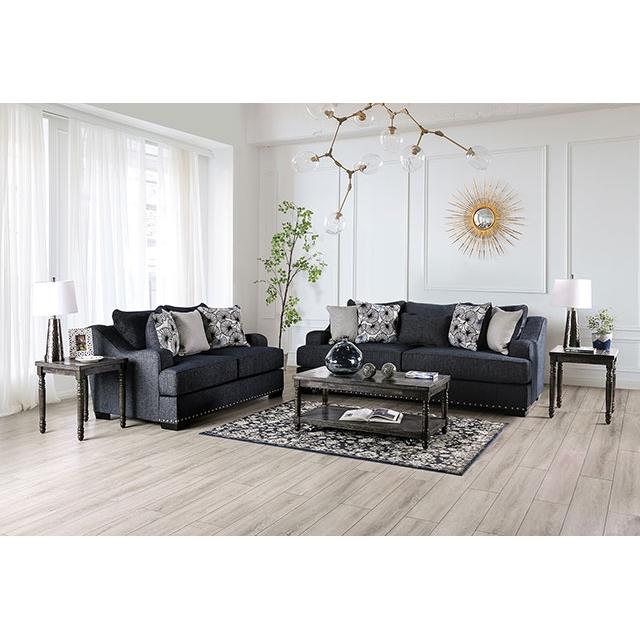 Furniture of America Sonora Fabric Loveseat SM1218-LV IMAGE 2
