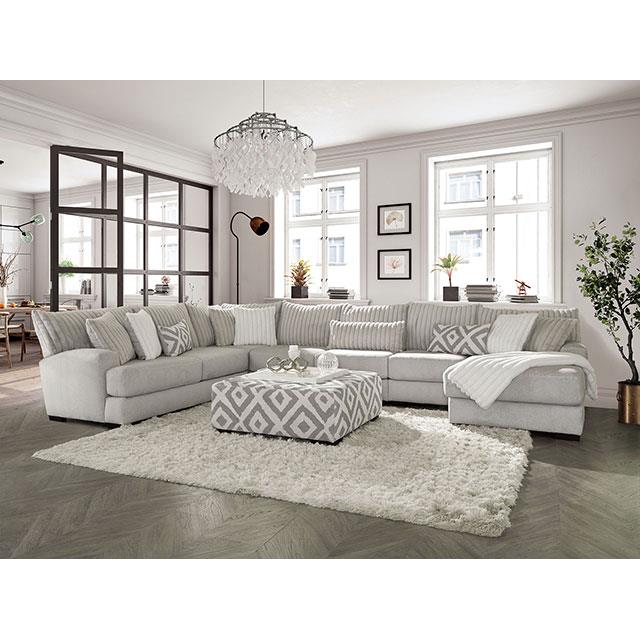 Furniture of America Hermiston Ottoman SM5171-OT IMAGE 2