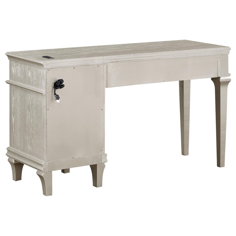 Coaster Furniture Evangeline 223397-SET 4-drawer Vanity Set with Stool - Silver Oak IMAGE 6