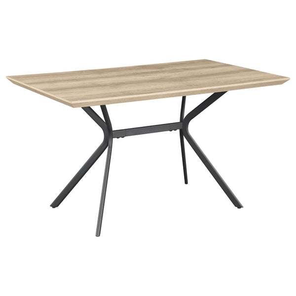 Coaster Furniture Edgecreek 108481 53-inch Composite Wood Dining Table - Light Brown IMAGE 1